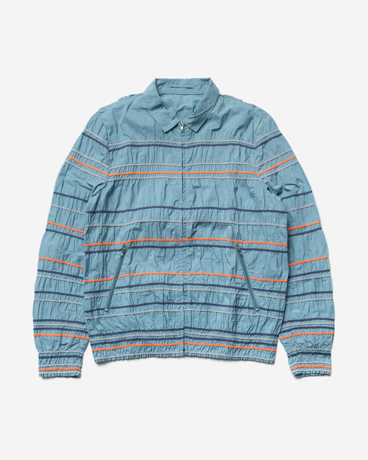 Striped Zip Up Jacket - Small