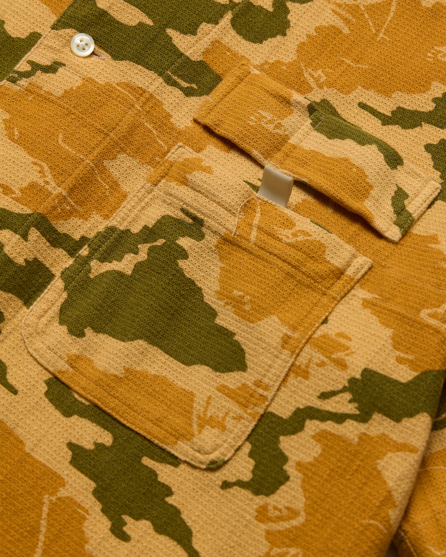 Short Sleeve Printed Camouflage Shirt