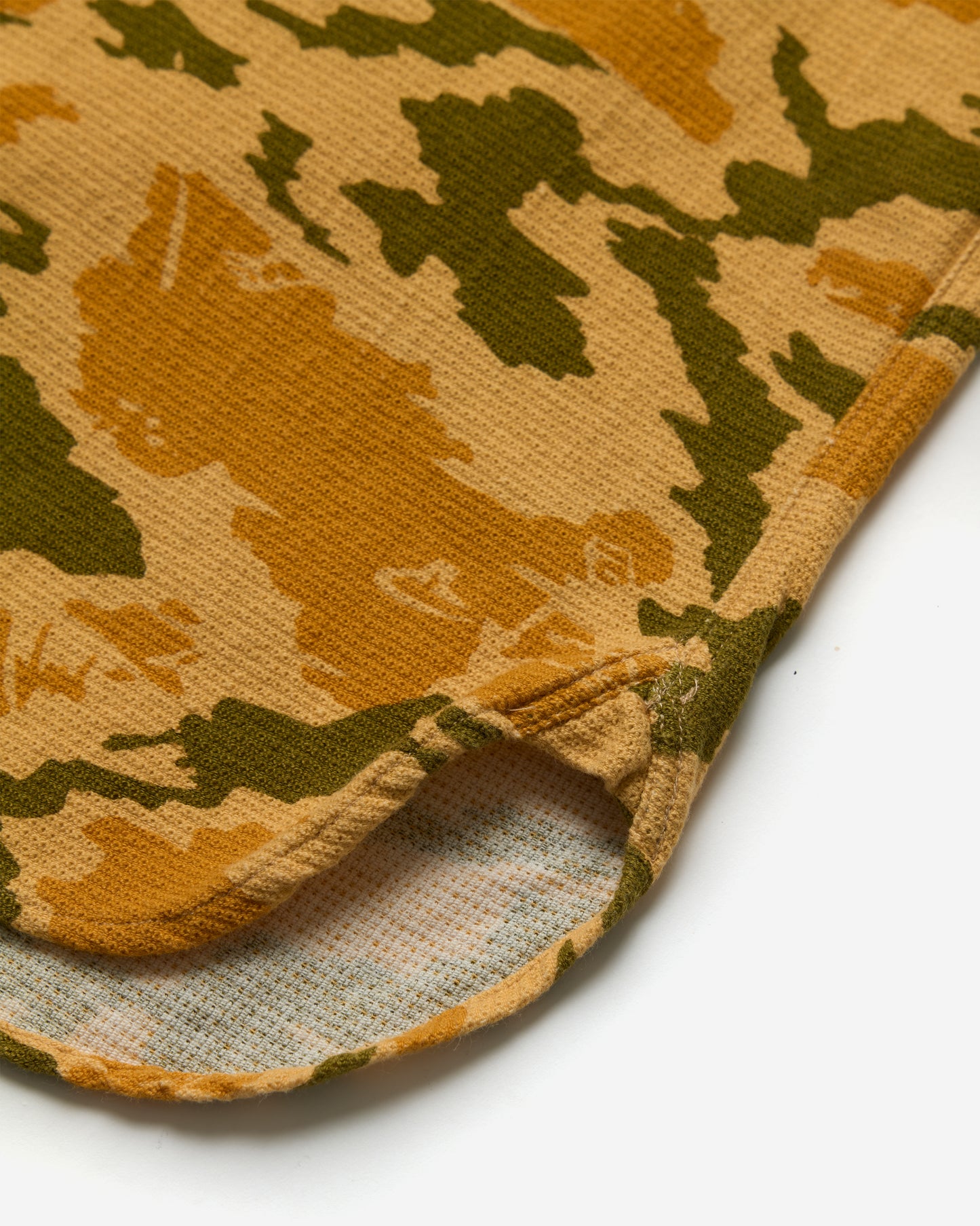 Short Sleeve Printed Camouflage Shirt
