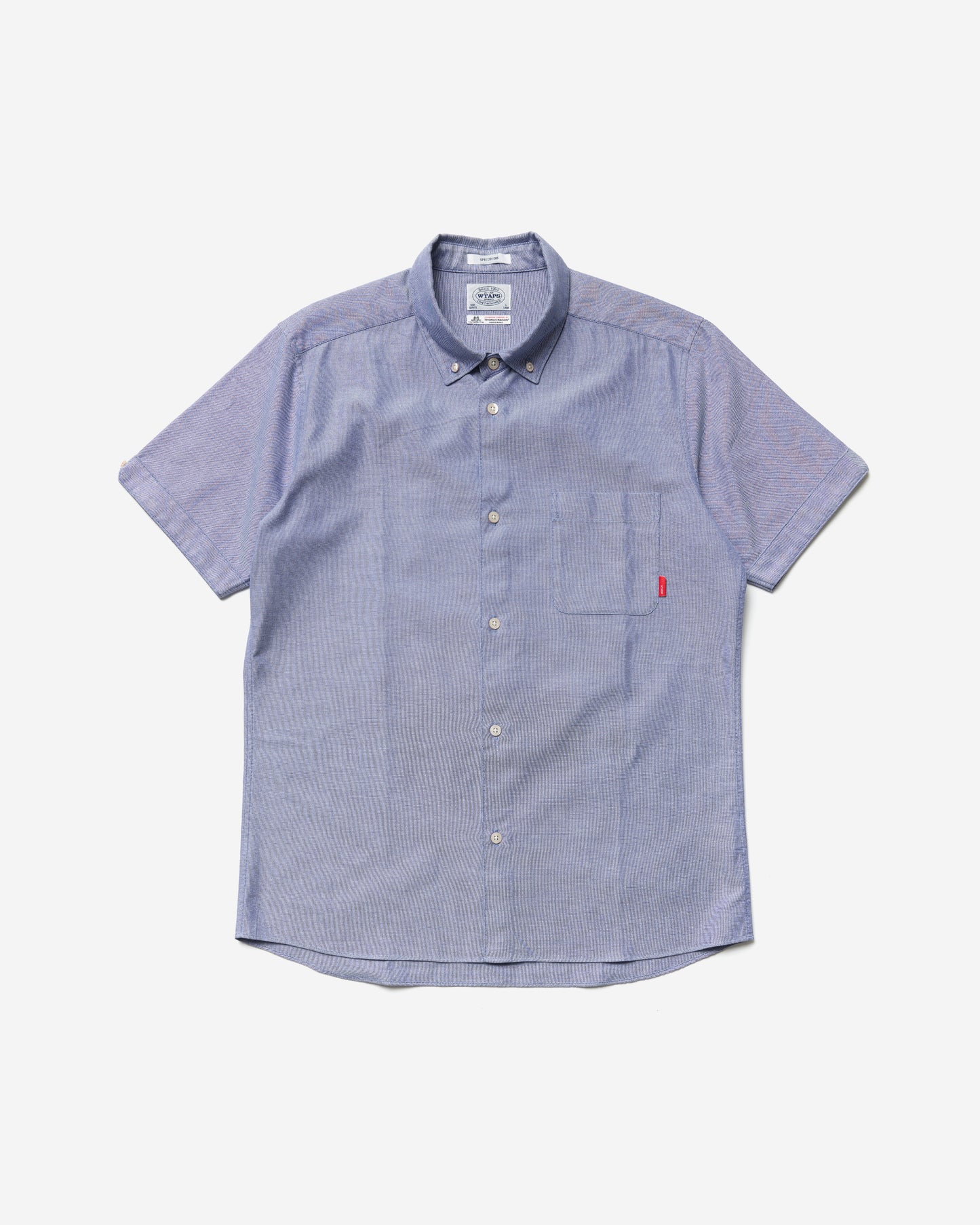 Thomas Mason Short Sleeve Oxford Shirt - Large