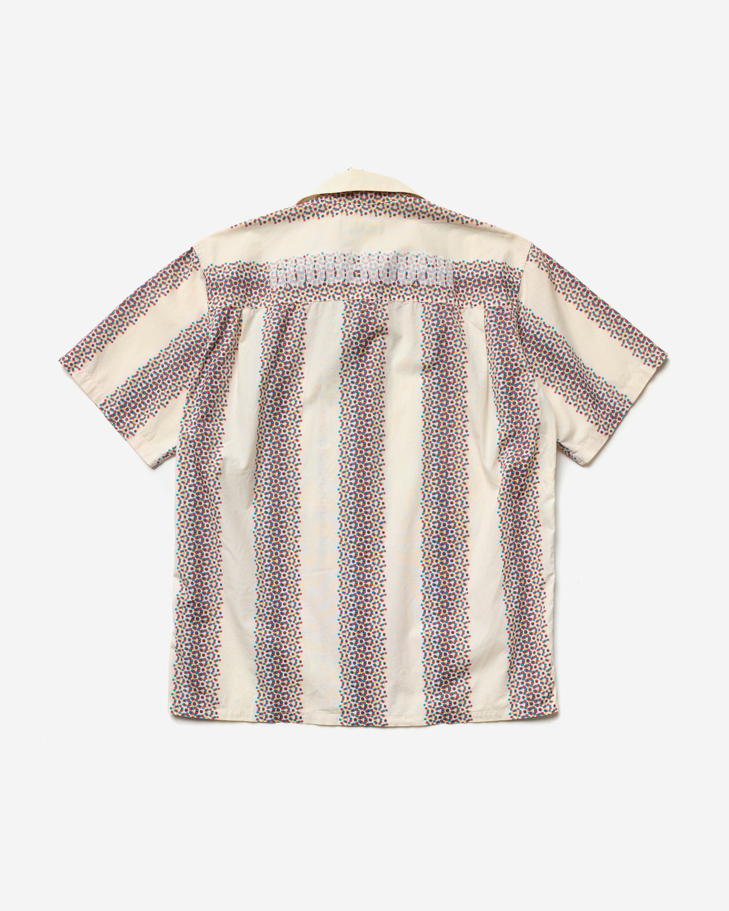 Dot Matrix Open Collar Shirt - Small