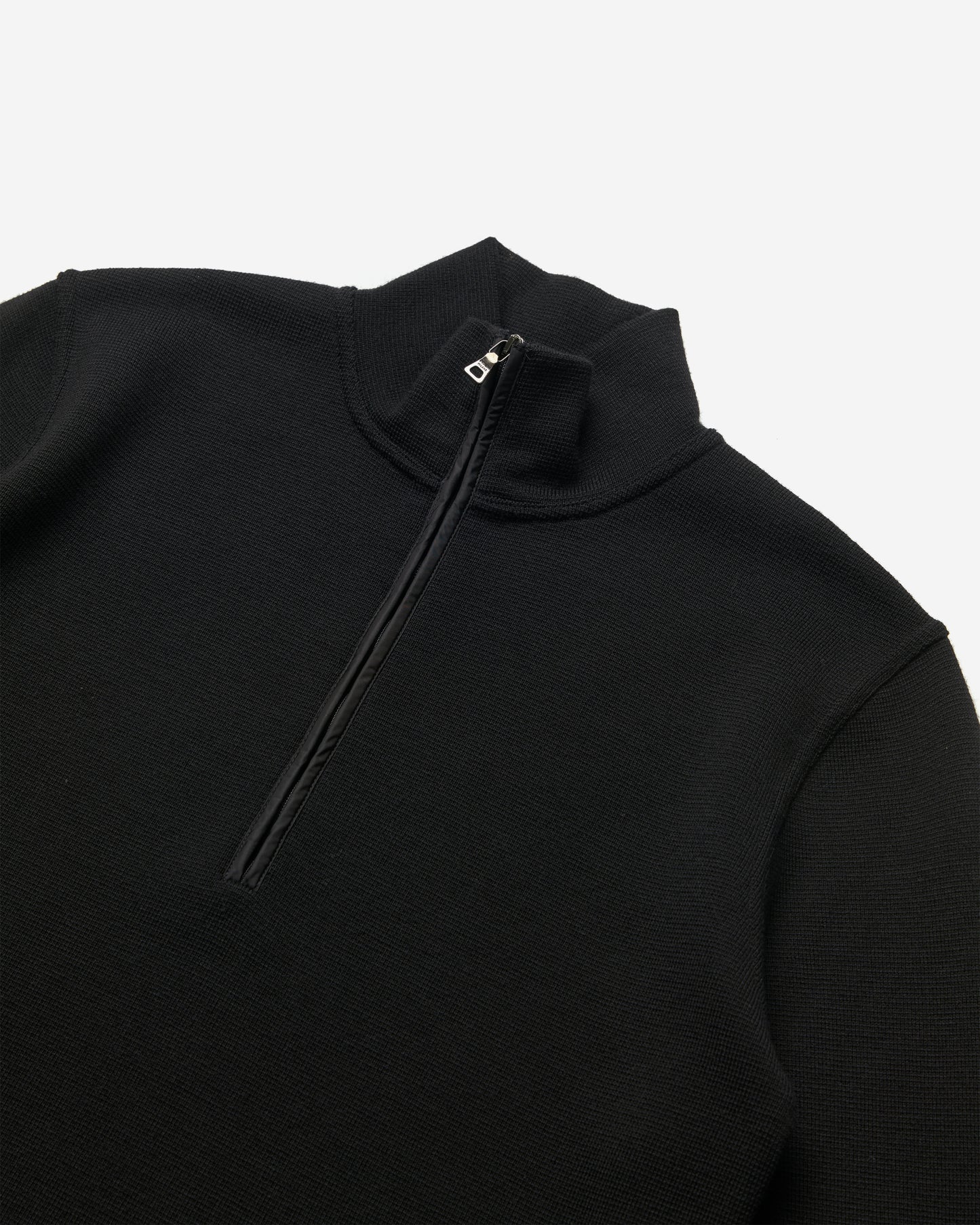Wool Half Zip Sweat Shirt - Small