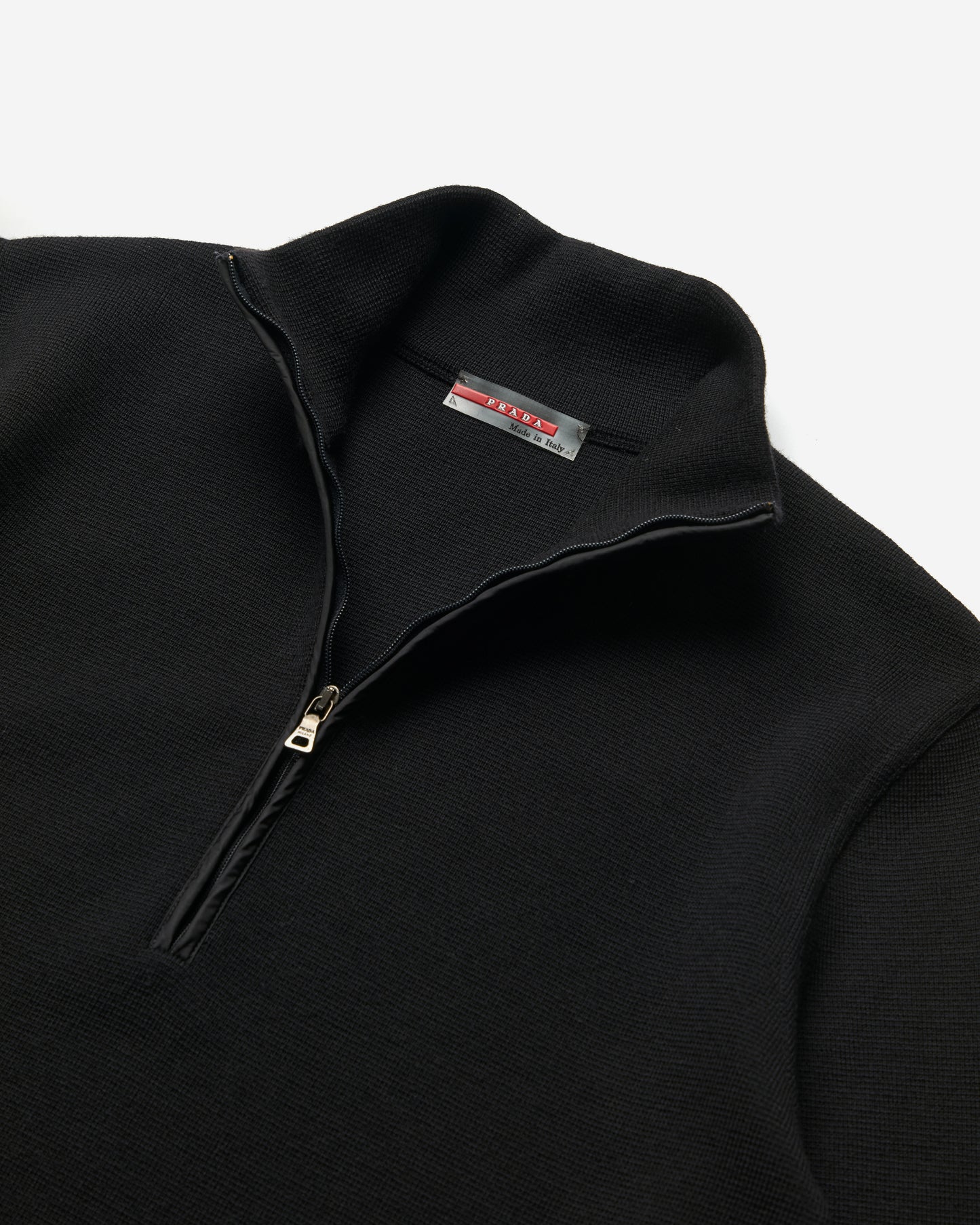 Wool Half Zip Sweat Shirt - Small