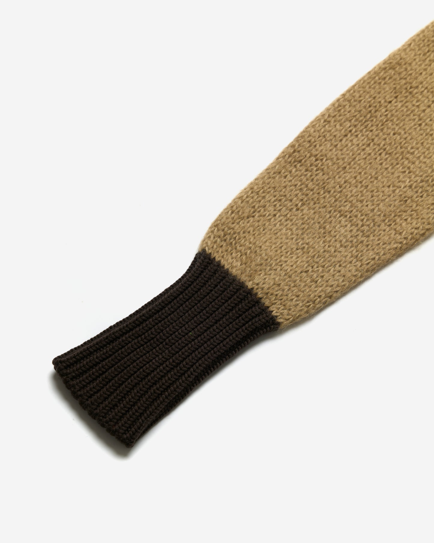 Knitted Zip-Up Sweater - Large
