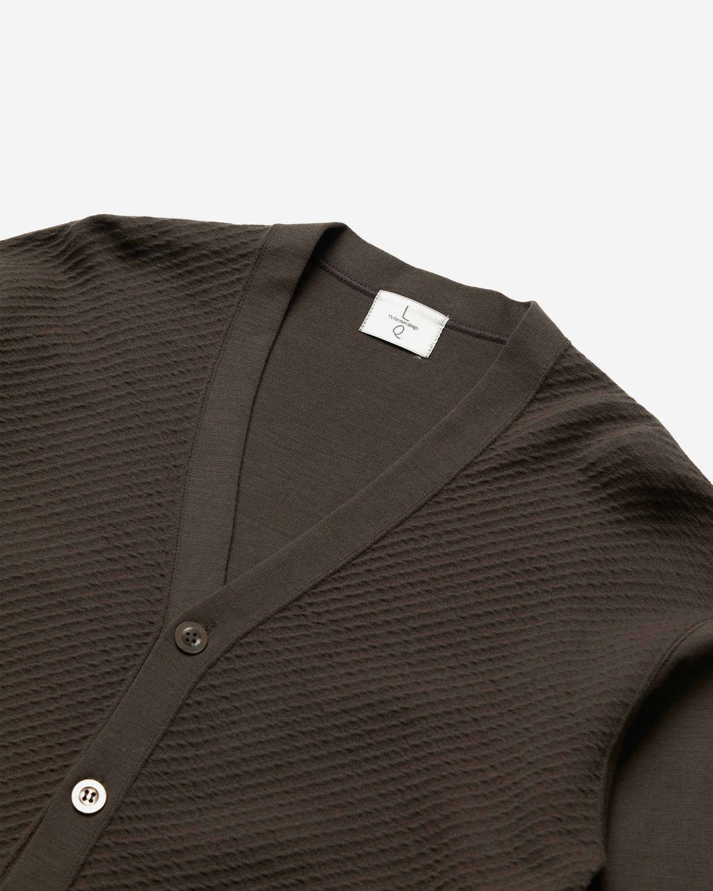 Wool V-Neck Cardigan - Large