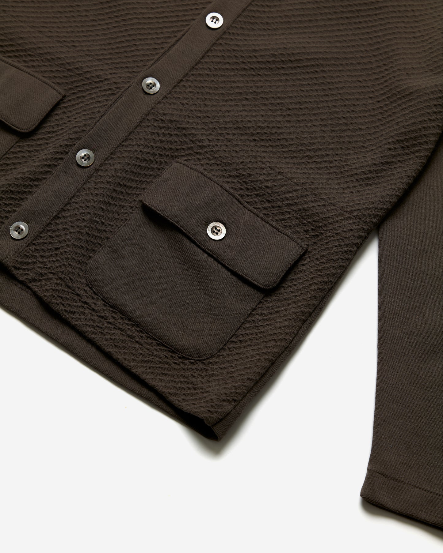 Wool V-Neck Cardigan - Large