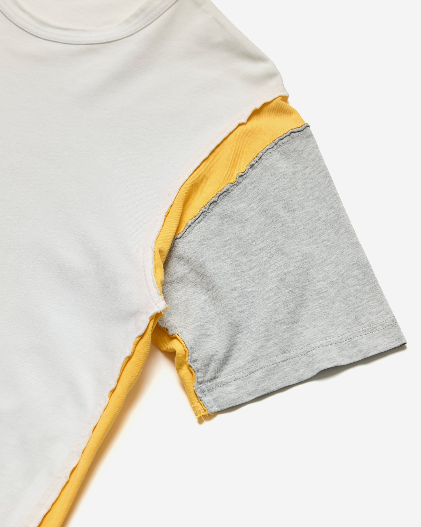 Cut & Sewn Multi Coloured T-Shirt - Large