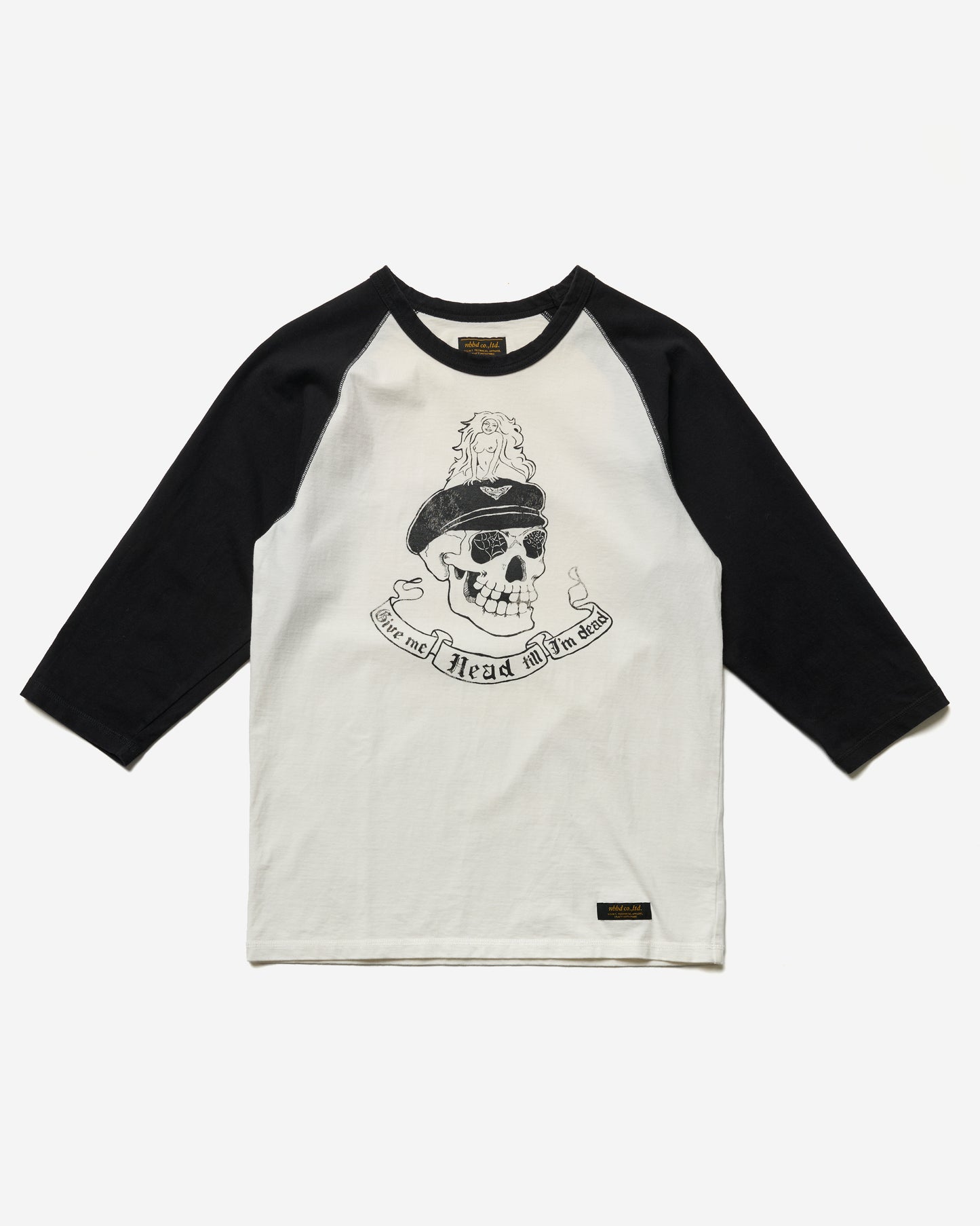 "Head Till Im Dead" Raglan T-Shirt - Small