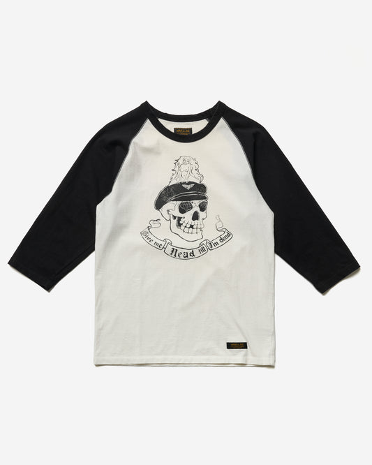 "Head Till Im Dead" Raglan T-Shirt - Small