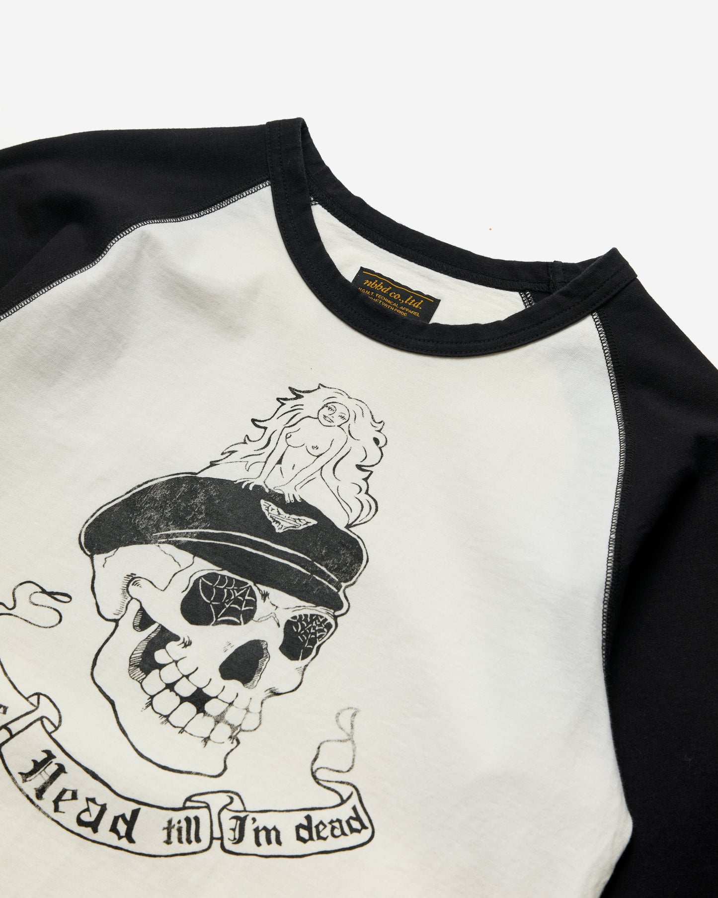 "Head Till Im Dead" Raglan T-Shirt - Small
