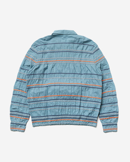 Striped Zip Up Jacket - Small
