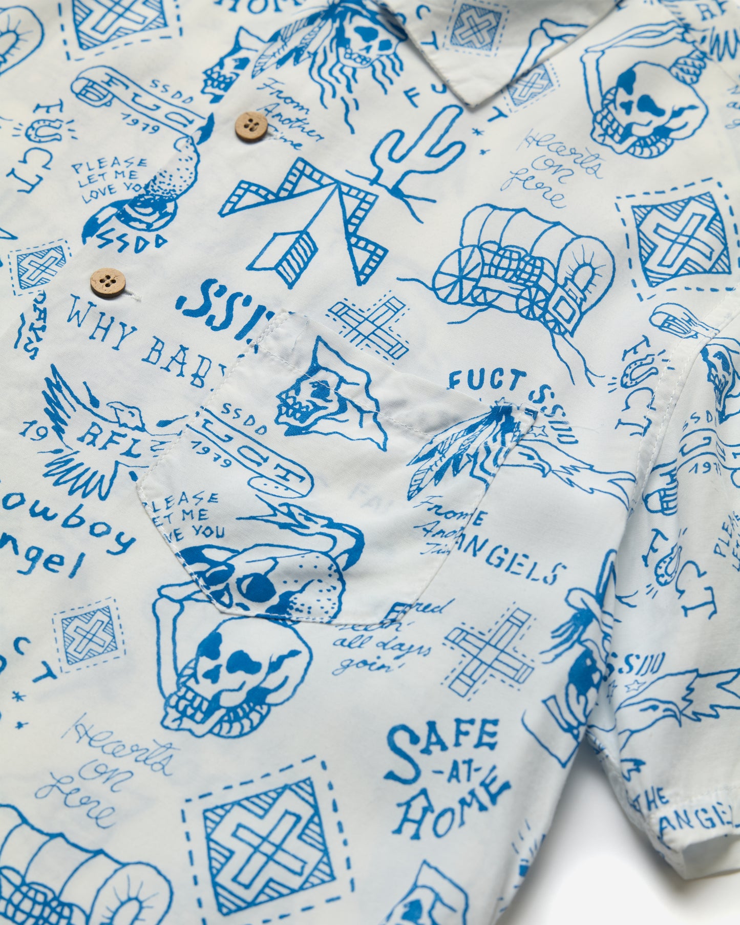 Safe At Home Aloha Shirt