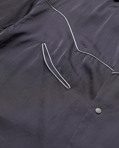 Satin Western Shirt - Large