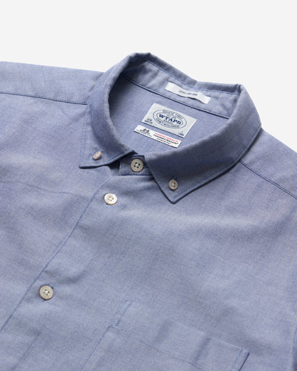Thomas Mason Short Sleeve Oxford Shirt - Large