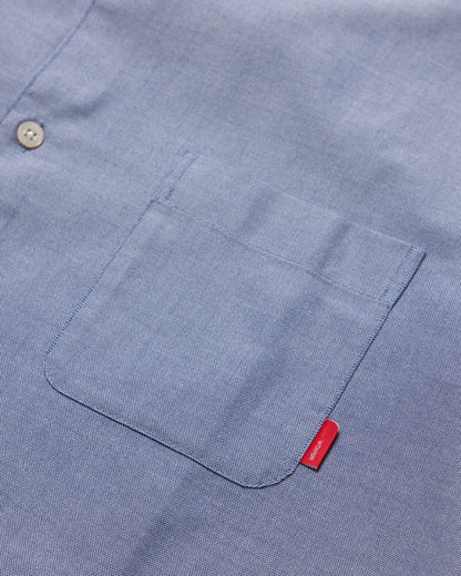 Thomas Mason Short Sleeve Oxford Shirt - Large