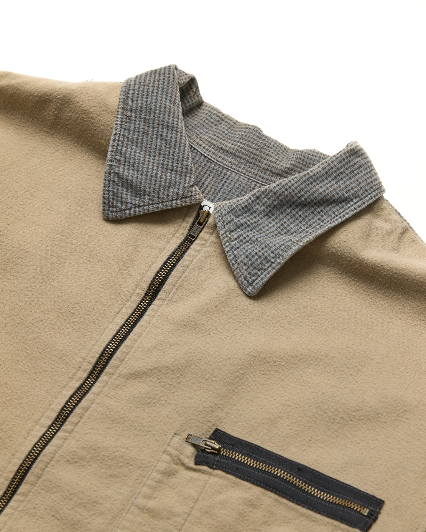 Chamois Zip-Up Shirt - Large