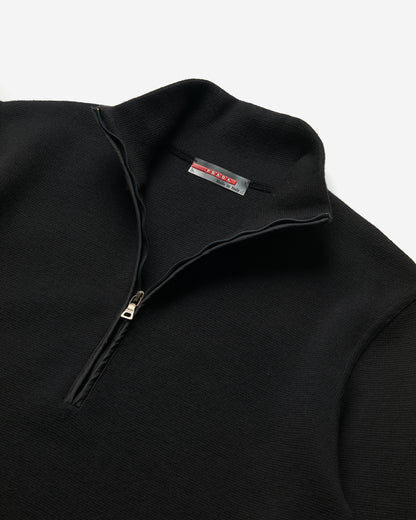 Wool Half Zip Sweat Shirt - Small