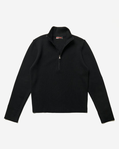 Wool Half Zip Sweat Shirt - Small
