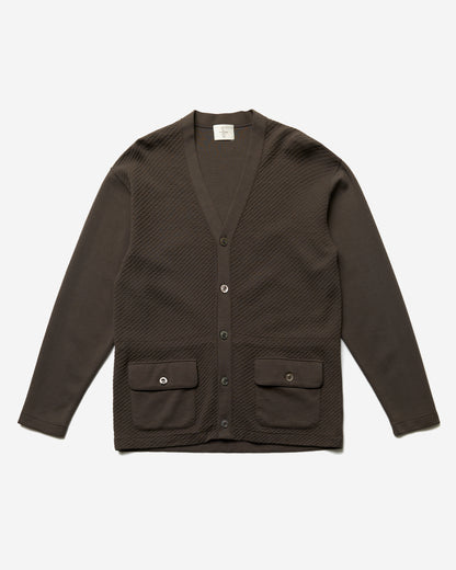 Wool V-Neck Cardigan - Large