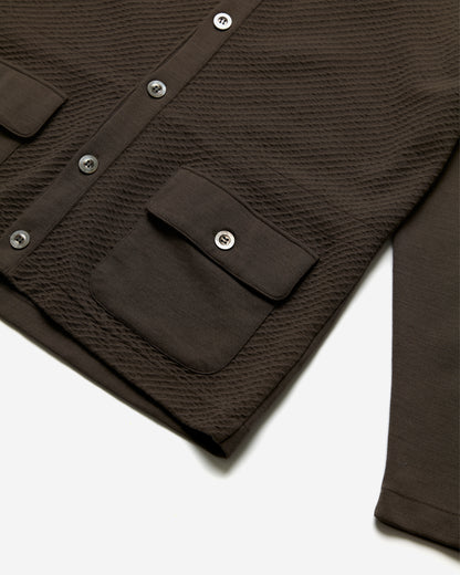 Wool V-Neck Cardigan - Large