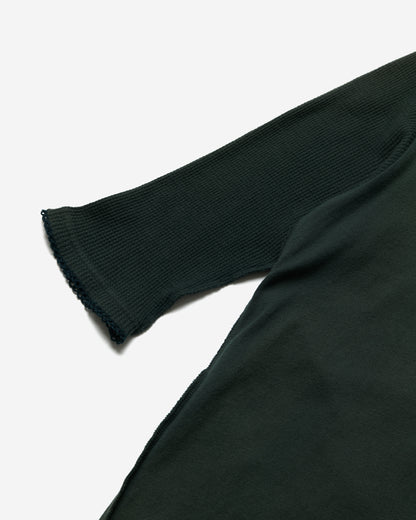 Waffle Switched Fabric Cut & Sew T-Shirt - Medium