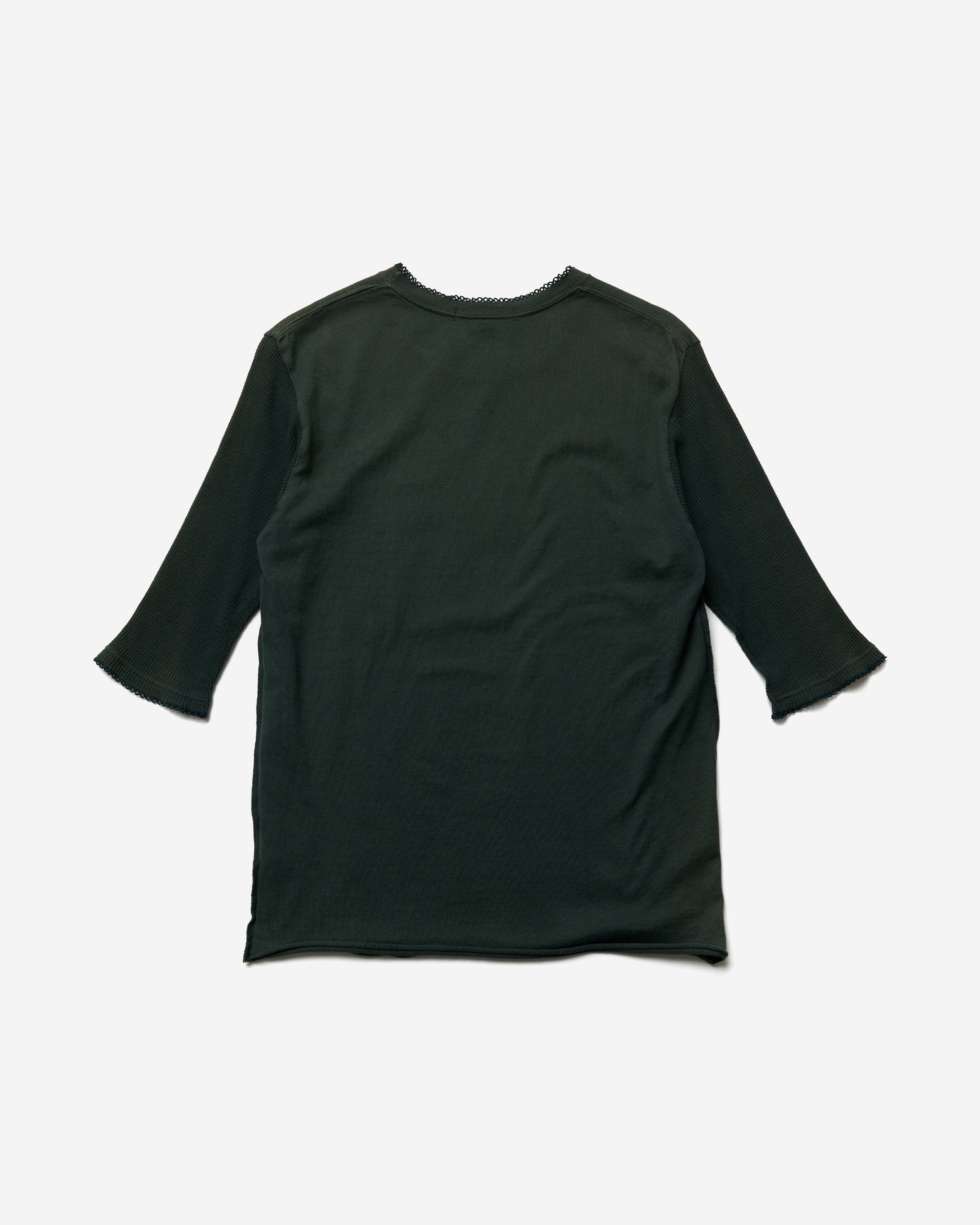 Waffle Switched Fabric Cut & Sew T-Shirt - Medium
