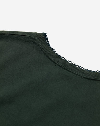 Waffle Switched Fabric Cut & Sew T-Shirt - Medium