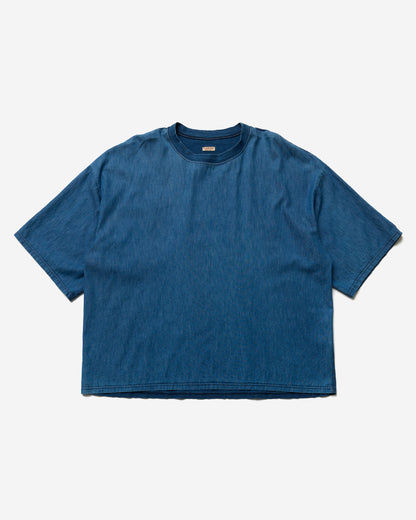 Indigo Multi Fabric Huge Tee - One Size