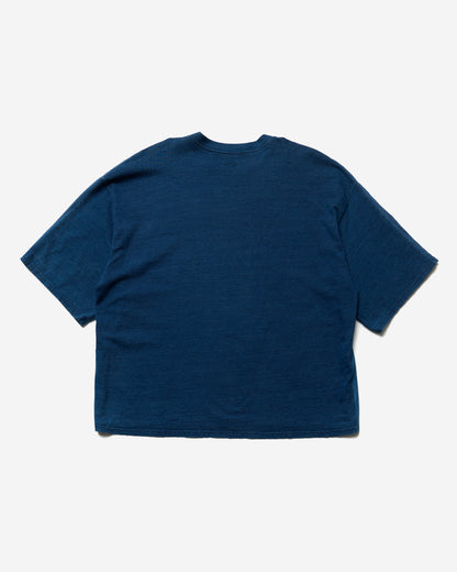 Indigo Multi Fabric Huge Tee - One Size