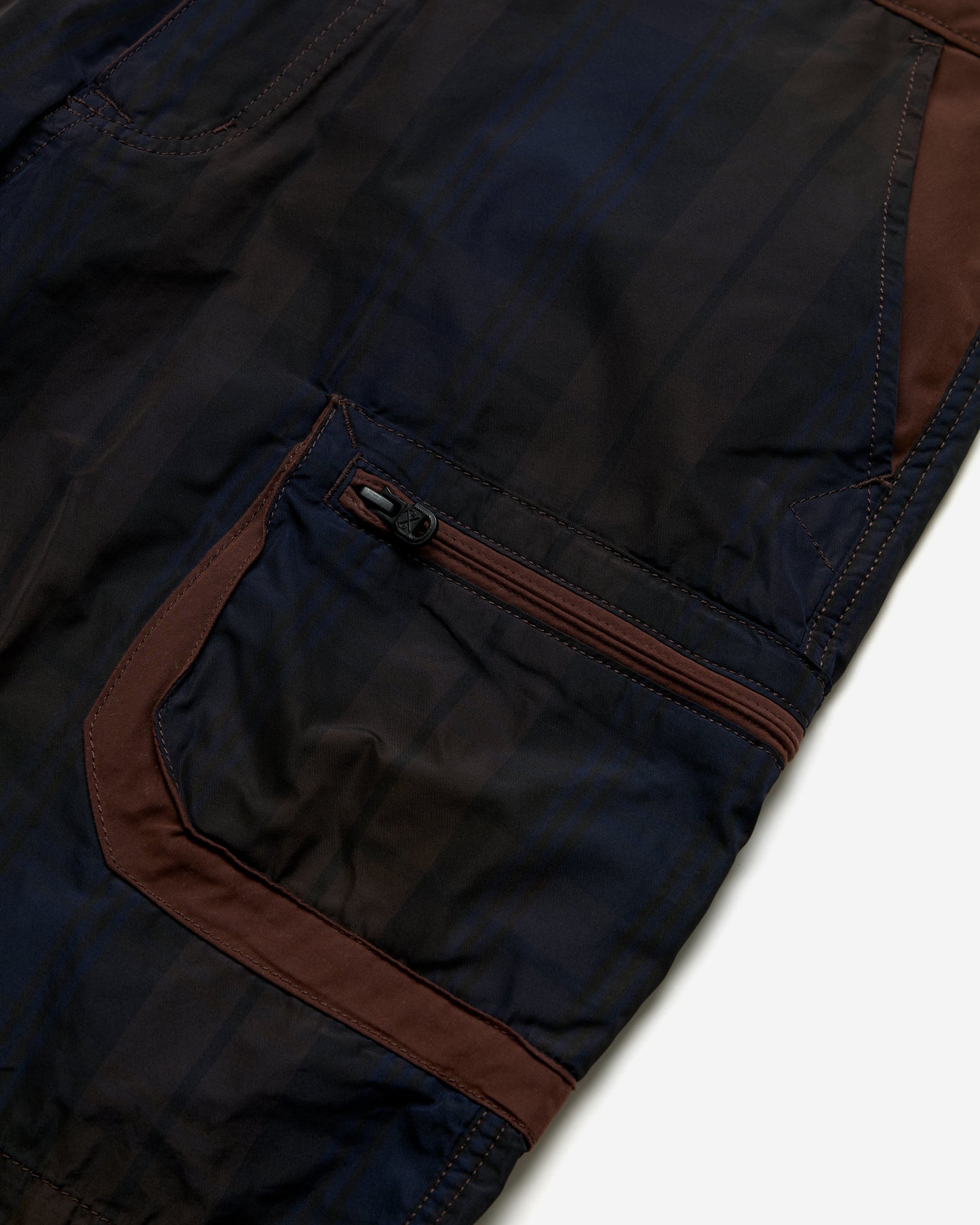 Plaid Cargo Shorts - Medium