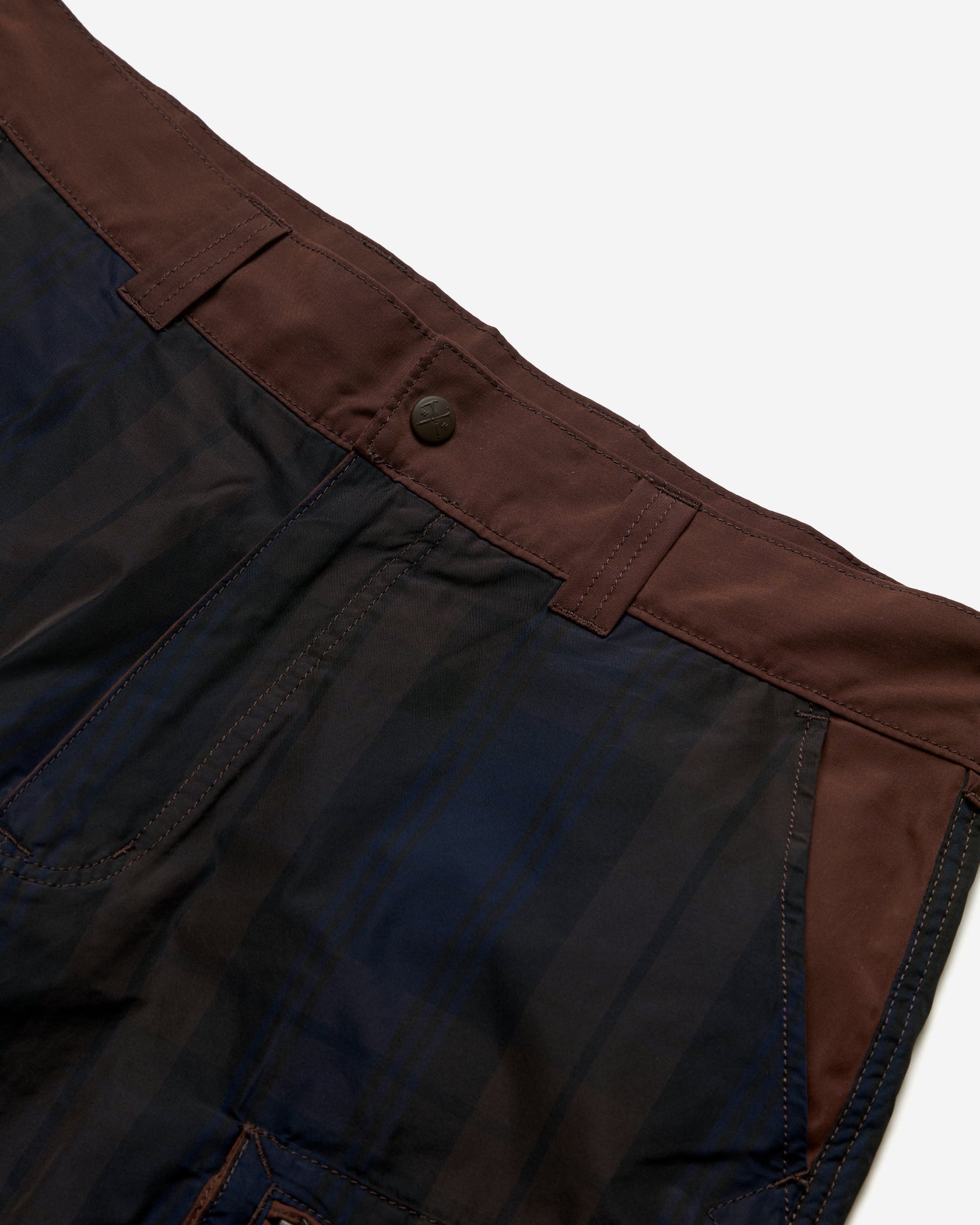 Plaid Cargo Shorts - Medium