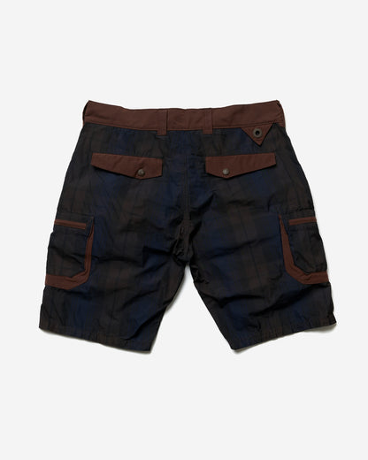 Plaid Cargo Shorts - Medium