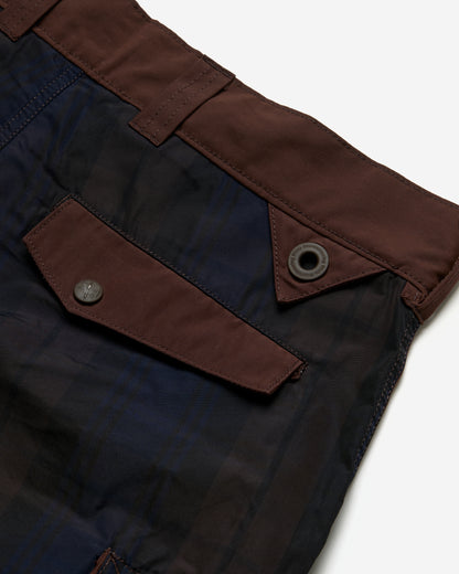 Plaid Cargo Shorts - Medium